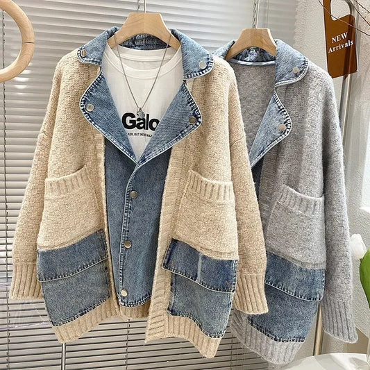 Splicing Denim Jacket